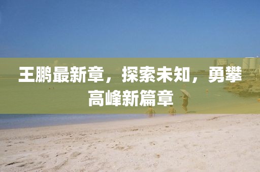 王鵬最新章，探索未知，勇攀高峰新篇章