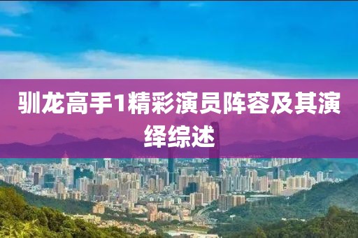 馴龍高手1精彩演員陣容及其演繹綜述
