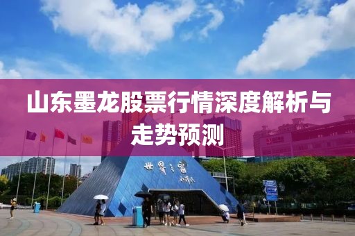 山東墨龍股票行情深度解析與走勢預(yù)測