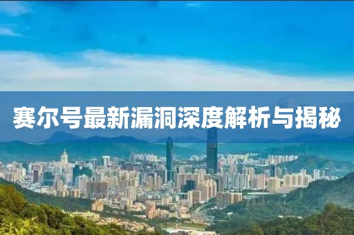 賽爾號(hào)最新漏洞深度解析與揭秘