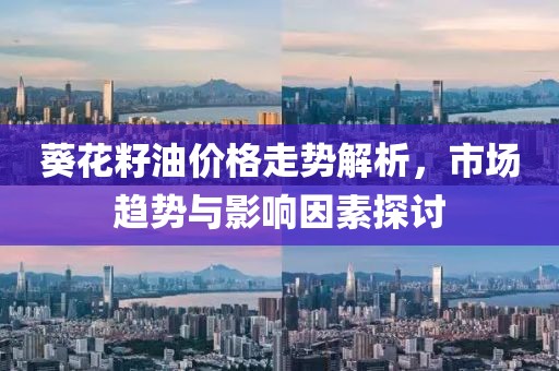 葵花籽油價格走勢解析，市場趨勢與影響因素探討