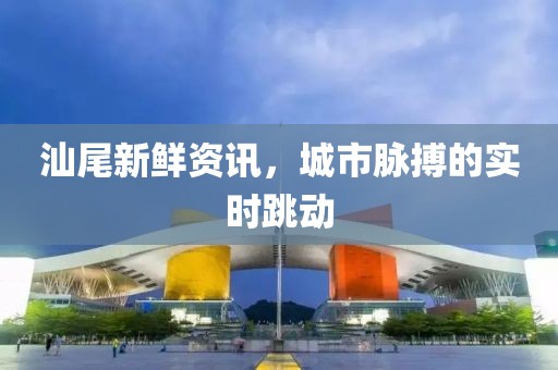 汕尾新鮮資訊，城市脈搏的實(shí)時(shí)跳動(dòng)