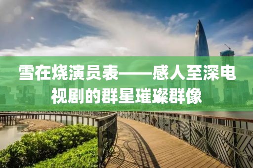 雪在燒演員表——感人至深電視劇的群星璀璨群像