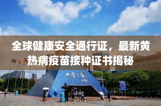 全球健康安全通行證，最新黃熱病疫苗接種證書揭秘
