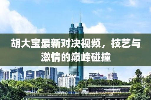 胡大寶最新對決視頻，技藝與激情的巔峰碰撞