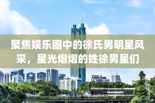 聚焦娛樂(lè)圈中的徐氏男明星風(fēng)采，星光熠熠的姓徐男星們