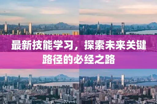 最新技能學(xué)習(xí)，探索未來(lái)關(guān)鍵路徑的必經(jīng)之路