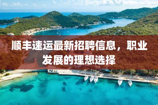 順豐速運最新招聘信息，職業(yè)發(fā)展的理想選擇