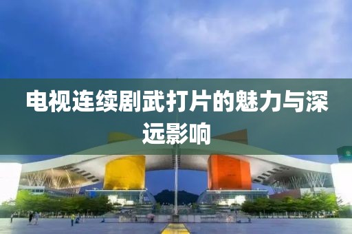 電視連續(xù)劇武打片的魅力與深遠(yuǎn)影響