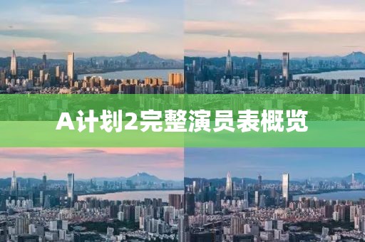 A計(jì)劃2完整演員表概覽