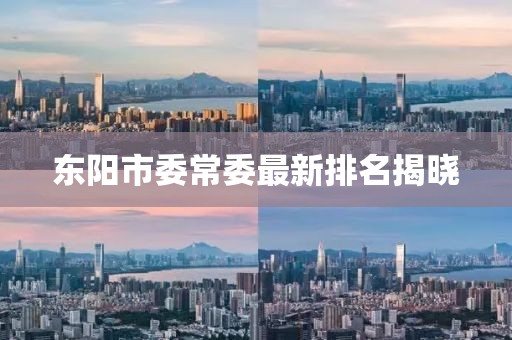 東陽市委常委最新排名揭曉