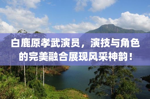 白鹿原孝武演員，演技與角色的完美融合展現(xiàn)風(fēng)采神韻！