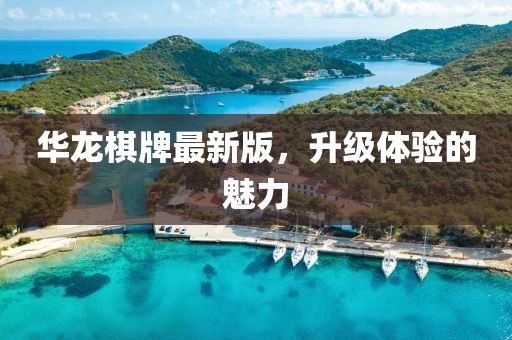 華龍棋牌最新版，升級(jí)體驗(yàn)的魅力