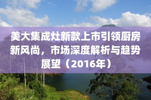 美大集成灶新款上市引領(lǐng)廚房新風(fēng)尚，市場(chǎng)深度解析與趨勢(shì)展望（2016年）