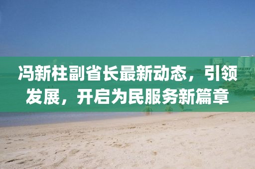 馮新柱副省長最新動態(tài)，引領發(fā)展，開啟為民服務新篇章