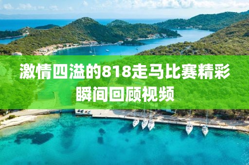 激情四溢的818走馬比賽精彩瞬間回顧視頻