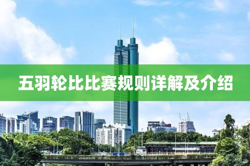 五羽輪比比賽規(guī)則詳解及介紹