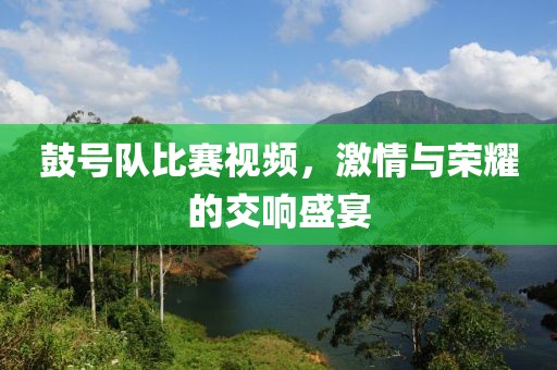 鼓號隊(duì)比賽視頻，激情與榮耀的交響盛宴