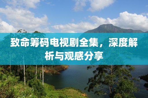 致命籌碼電視劇全集，深度解析與觀感分享