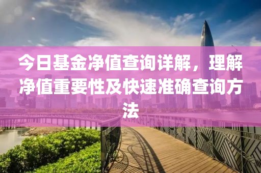 今日基金凈值查詢?cè)斀?，理解凈值重要性及快速?zhǔn)確查詢方法