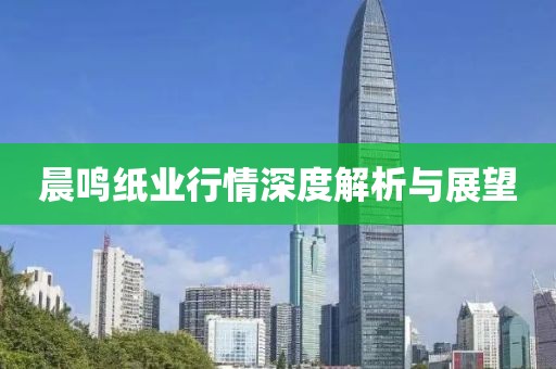 晨鳴紙業(yè)行情深度解析與展望