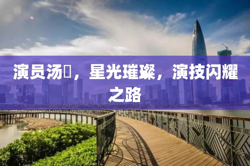 演員湯嬿，星光璀璨，演技閃耀之路
