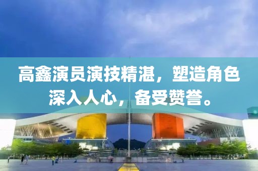 高鑫演員演技精湛，塑造角色深入人心，備受贊譽(yù)。