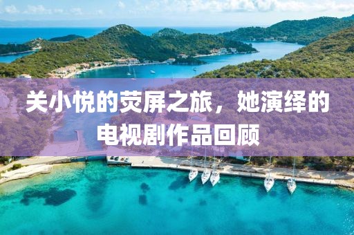 關(guān)小悅的熒屏之旅，她演繹的電視劇作品回顧