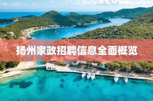 揚州家政招聘信息全面概覽