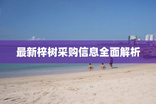 最新梓樹(shù)采購(gòu)信息全面解析