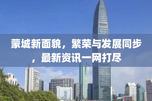 蒙城新面貌，繁榮與發(fā)展同步，最新資訊一網(wǎng)打盡