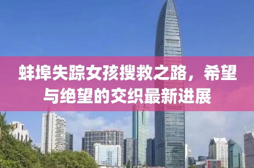 蚌埠失蹤女孩搜救之路，希望與絕望的交織最新進展