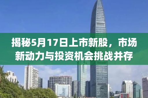 揭秘5月17日上市新股，市場新動力與投資機會挑戰(zhàn)并存