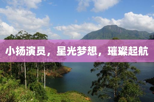 小揚(yáng)演員，星光夢想，璀璨起航