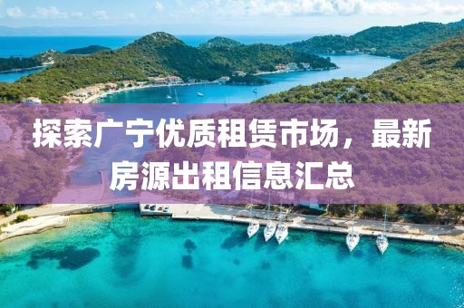 探索廣寧優(yōu)質(zhì)租賃市場(chǎng)，最新房源出租信息匯總