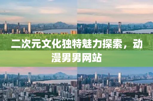 二次元文化獨(dú)特魅力探索，動(dòng)漫男男網(wǎng)站