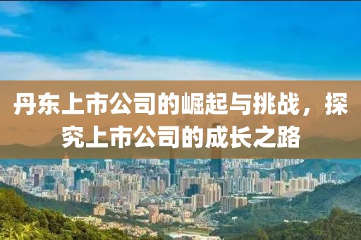 丹東上市公司的崛起與挑戰(zhàn)，探究上市公司的成長(zhǎng)之路