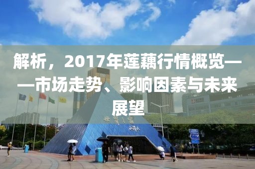 解析，2017年蓮藕行情概覽——市場走勢、影響因素與未來展望
