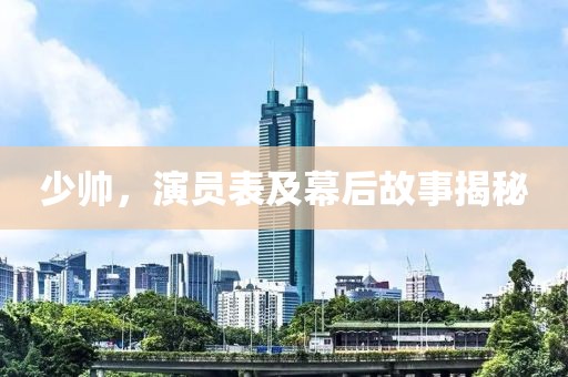 少帥，演員表及幕后故事揭秘