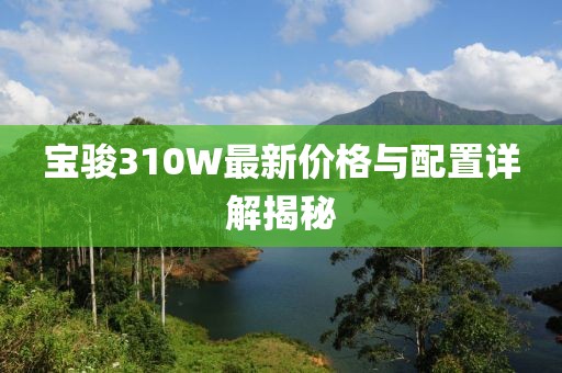 寶駿310W最新價(jià)格與配置詳解揭秘