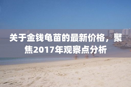 關(guān)于金錢龜苗的最新價(jià)格，聚焦2017年觀察點(diǎn)分析
