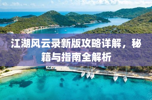 江湖風(fēng)云錄新版攻略詳解，秘籍與指南全解析