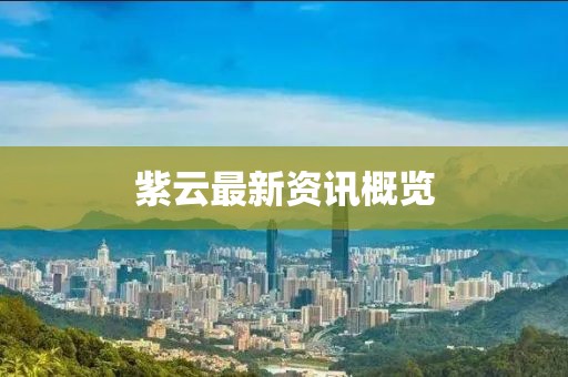 紫云最新資訊概覽