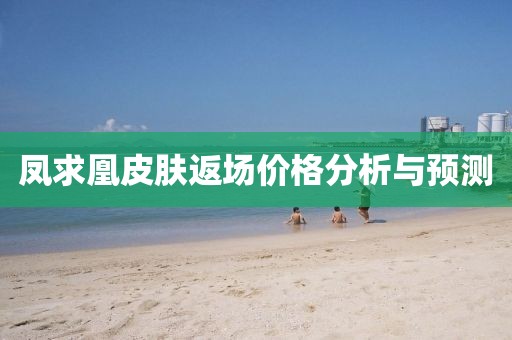鳳求凰皮膚返場價格分析與預(yù)測