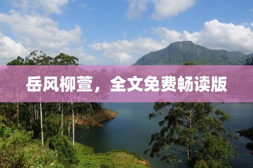 岳風(fēng)柳萱，全文免費(fèi)暢讀版