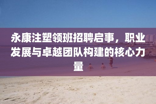 永康注塑領(lǐng)班招聘啟事，職業(yè)發(fā)展與卓越團(tuán)隊(duì)構(gòu)建的核心力量