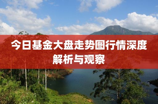 今日基金大盤走勢圖行情深度解析與觀察