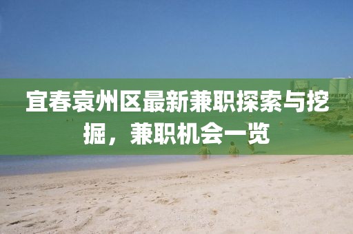 宜春袁州區(qū)最新兼職探索與挖掘，兼職機(jī)會(huì)一覽