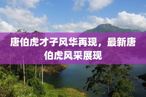 唐伯虎才子風(fēng)華再現(xiàn)，最新唐伯虎風(fēng)采展現(xiàn)