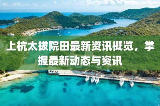 上杭太拔院田最新資訊概覽，掌握最新動(dòng)態(tài)與資訊